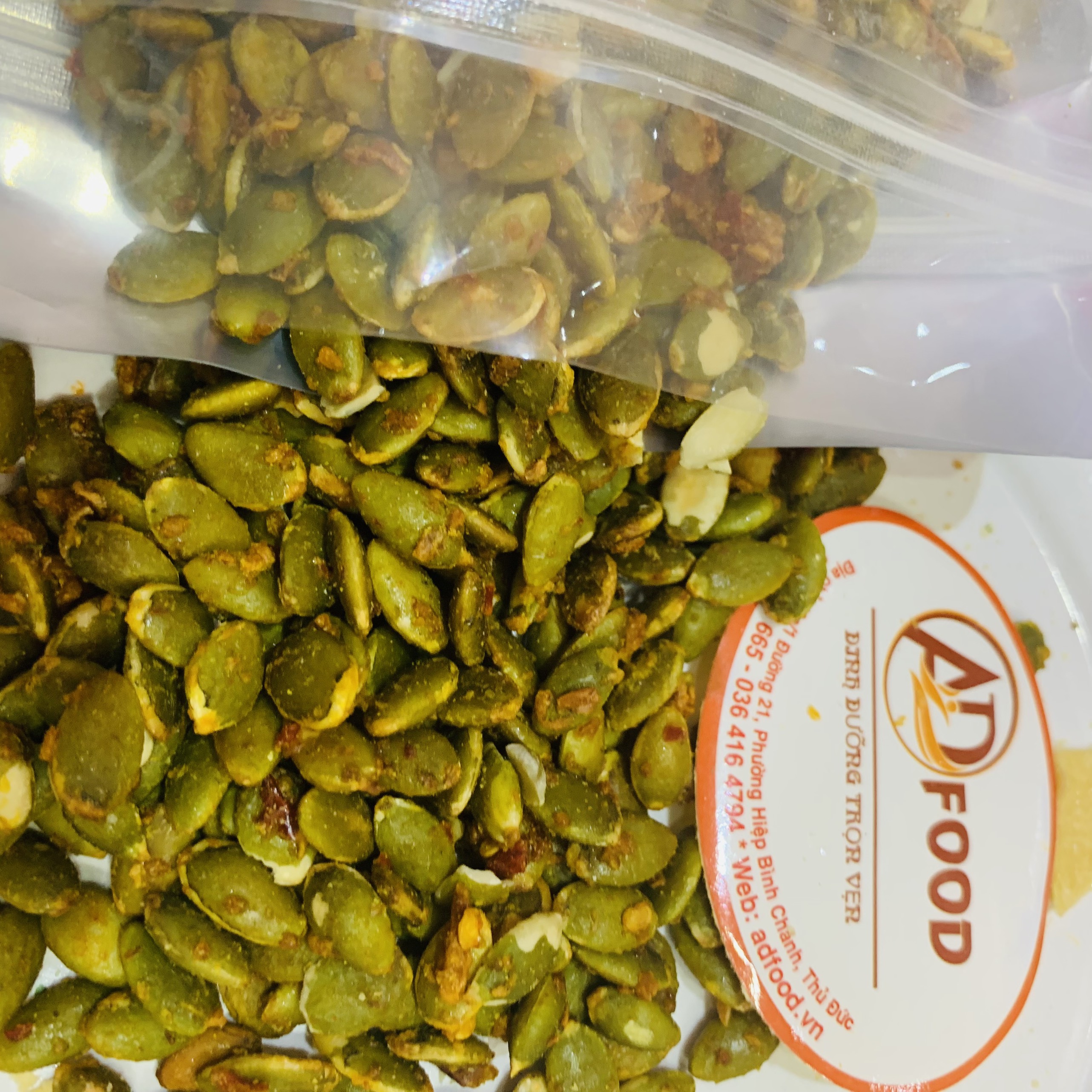 1kg nhận bí xanh sấy bơ tỏi
