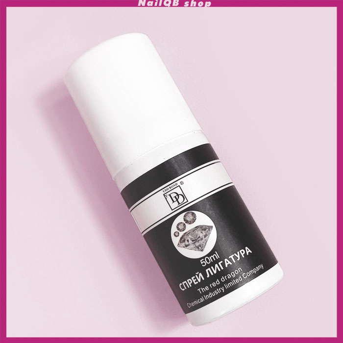 Xịt sáng đá trang trí móng xịt khô keo đính đá DD 50ml