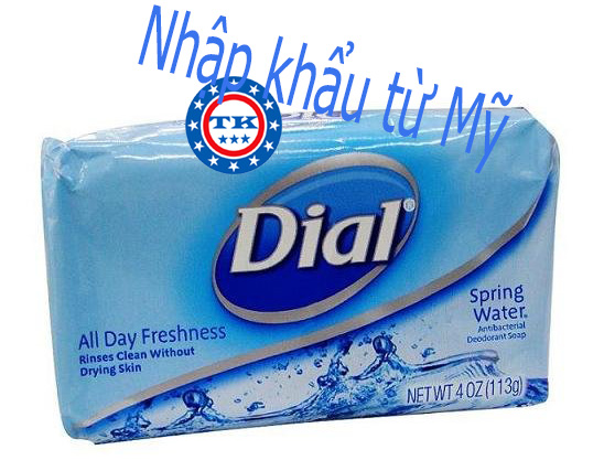 (HCM)Xà Bông Cục Dial Spring Water Antibacterial Bar Soap 113g - Mỹ