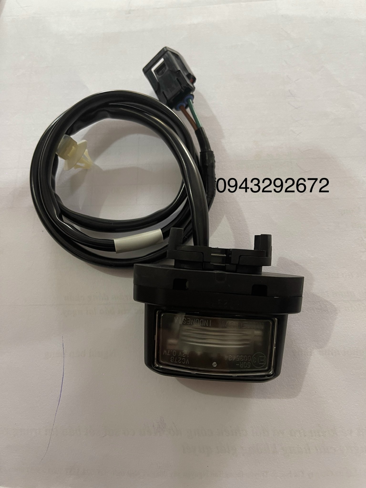 Bộ đèn soi biển số winner x honda