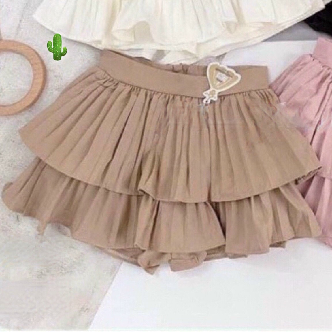 Chân Váy Xếp Ly 2 Tầng