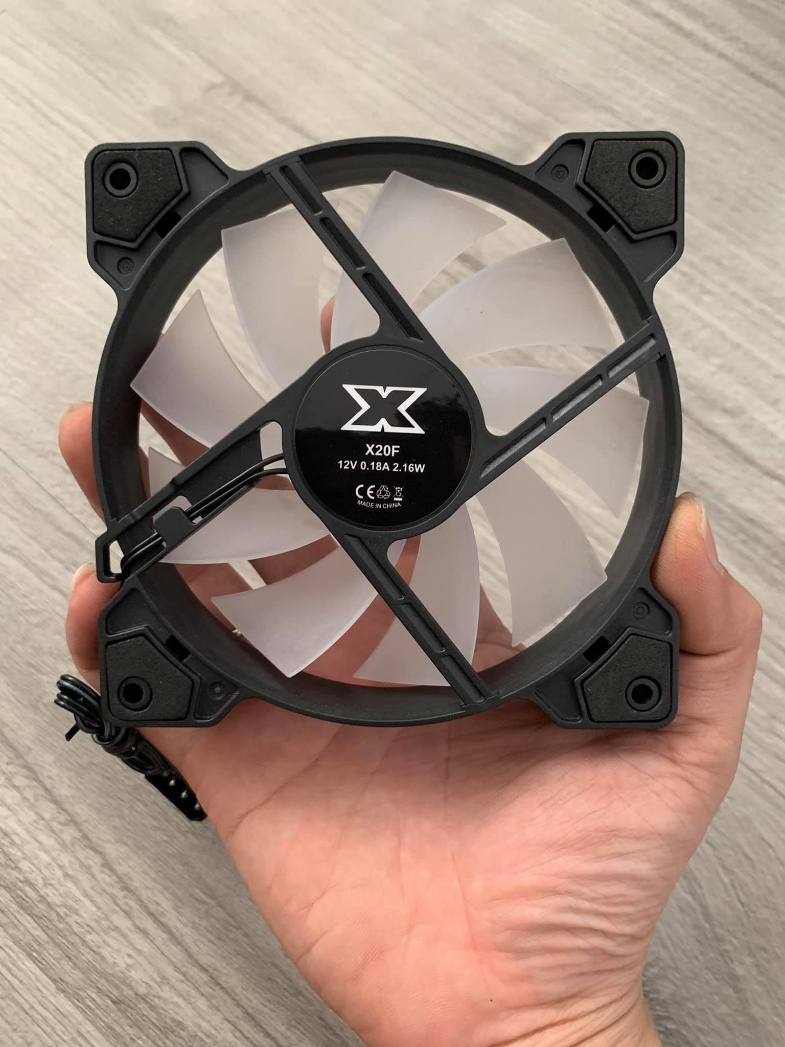 Quạt Case Xigmatek X20F RGB (Chính Hãng Mai Hoàng)
