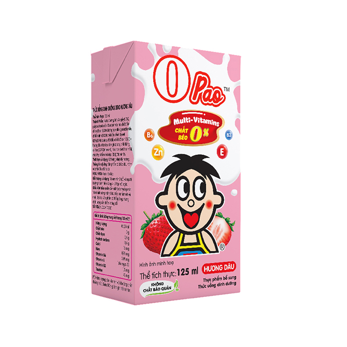 Sữa chua uống Opao 1 lốc 4 hộp 125ml - hỗ trợ lơi khuẩn cho người lớn và trẻ nhỏ