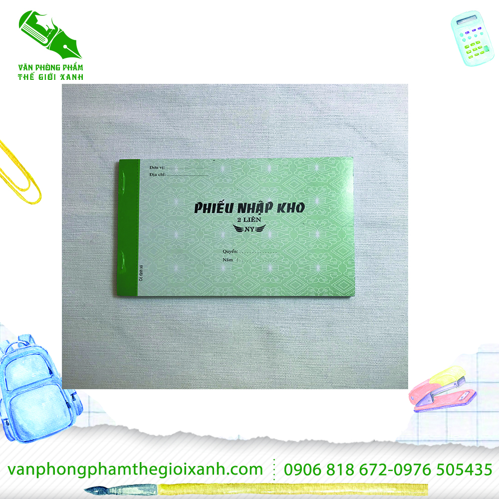 Phiếu nhập kho 2 liên