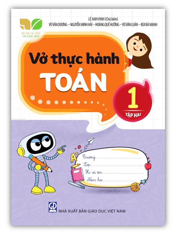 Sách - vở thực hành toán 1 – tập 2