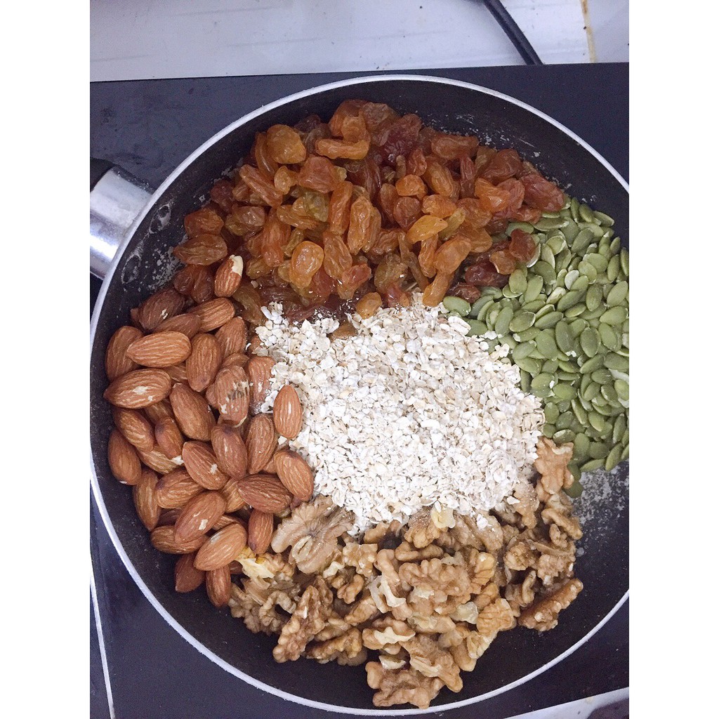 GRANOLA DINH DƯỠNG MIX HẠT 1000g