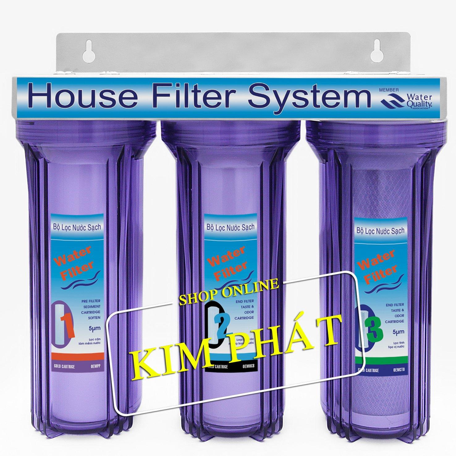 Bộ lọc nước sinh hoạt 3 cấp -3T
