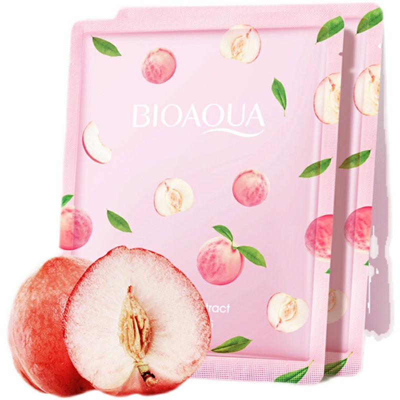 Combo 4 miếng Mặt nạ giấy trái đào Peach Extract Hexacpeptid Extract