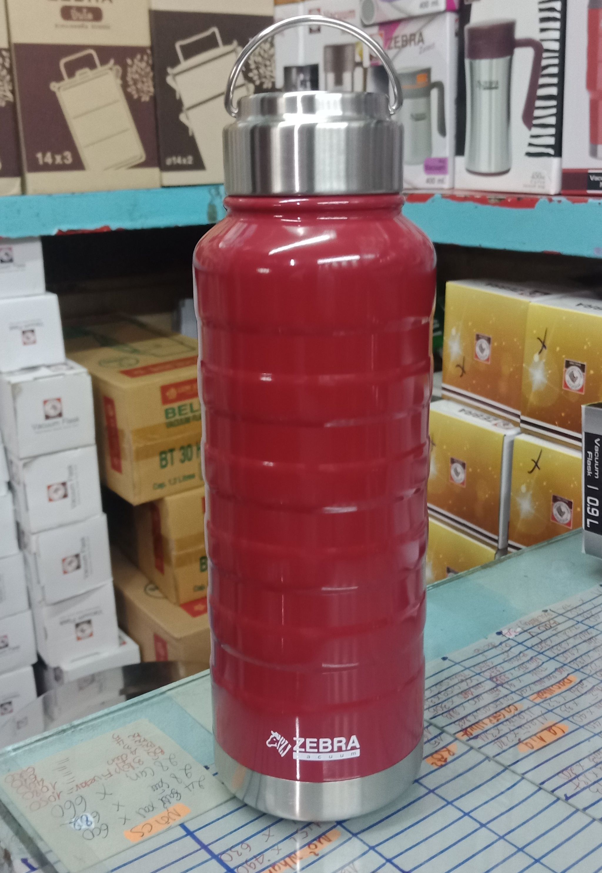 Bình giữ nhiệt Zebra Thái Lan Extreme 0,9L -112633 đỏ