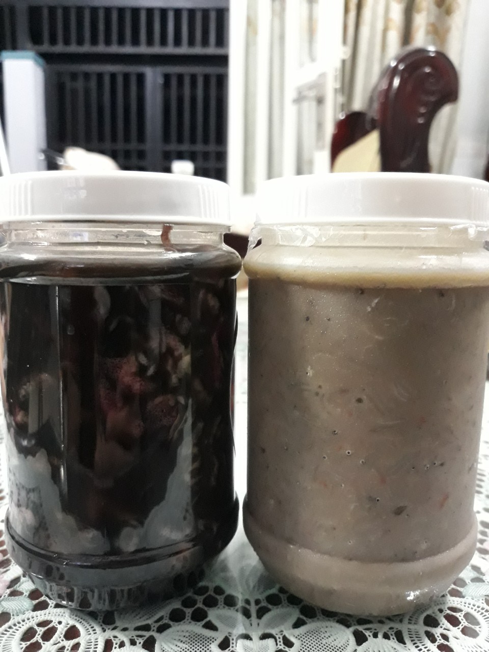 Combo 2 Lọ ( Mắm Nêm Cá Cơm Sữa 500gr + Mắm Mực Sữa 500gr ) thơm ngon nhà làm
