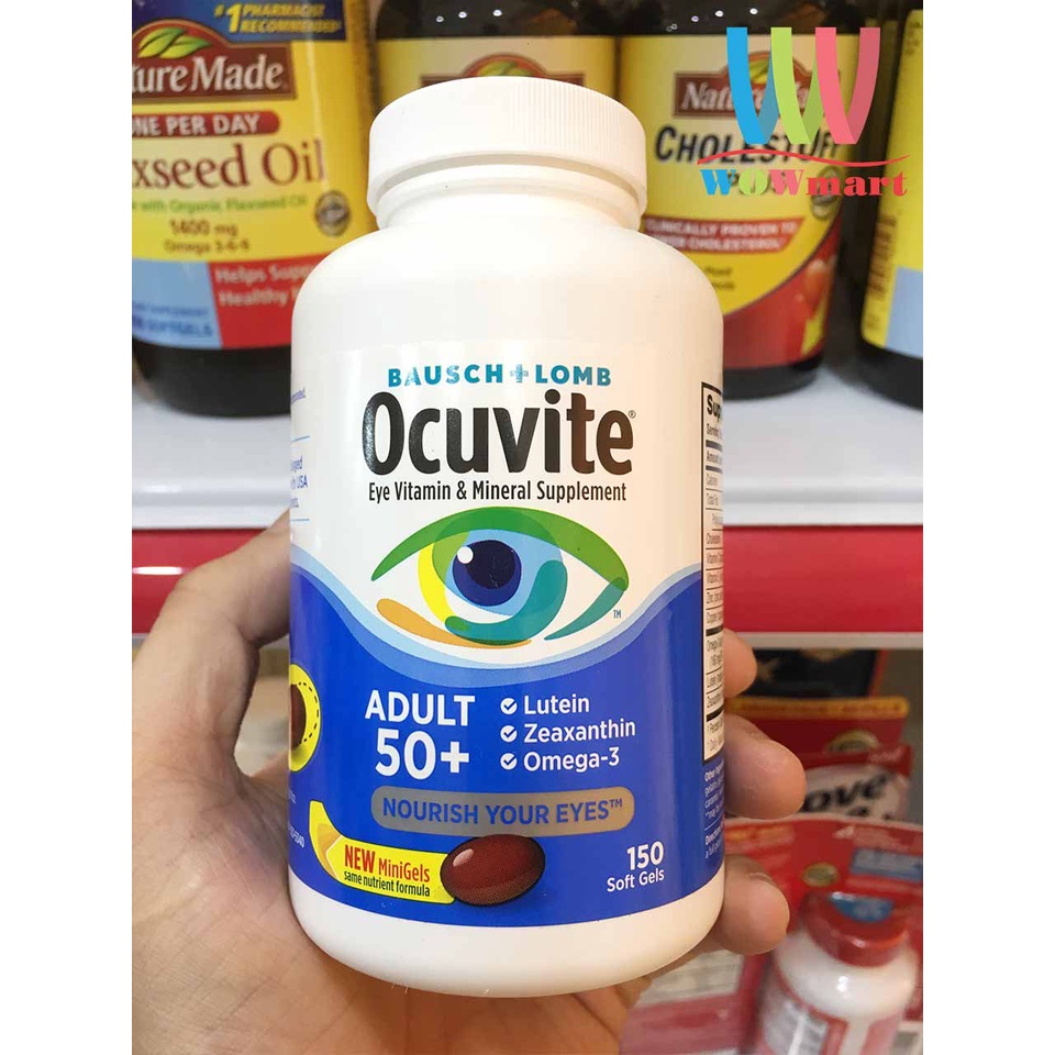 Viên uống bổ mắt Ocuvite Adult 50+ cho người lớn trên 50 tuổi.