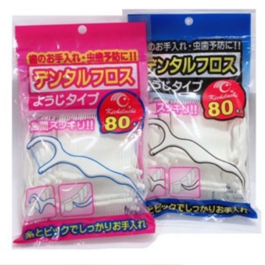 Tăm chỉ nha khoa Oral Kichi (Gói 80 Chiếc)