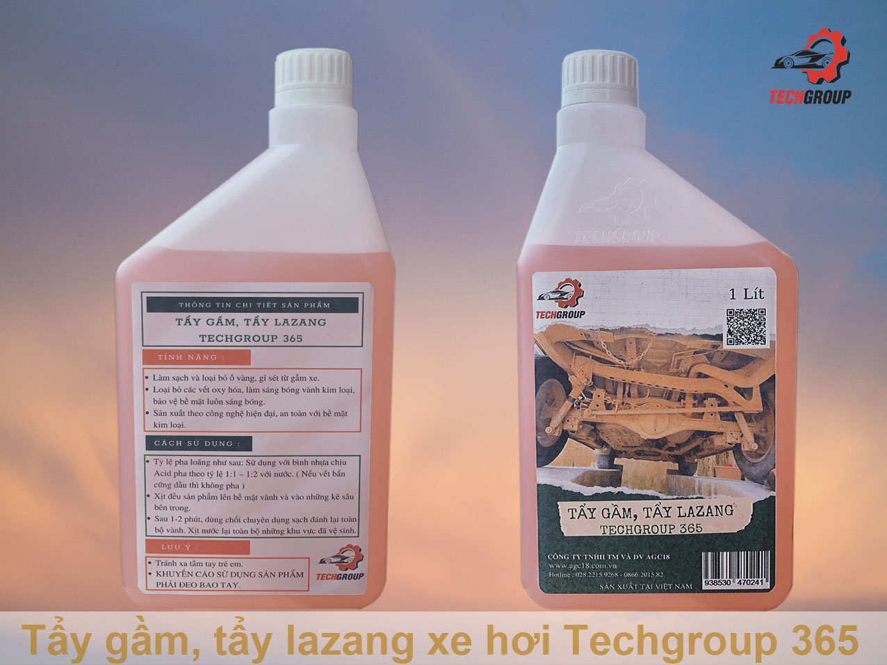 Dung dịch tẩy gầm, Lazang xe ôtô Techgroup 365 (1 lít)