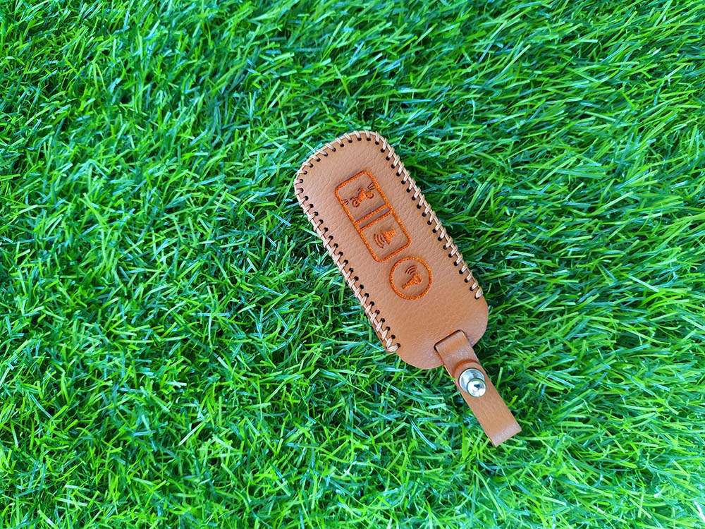 Bao da 3 nút chìa khóa smartkey xe máy Honda (SH - SH Mode - PCX)