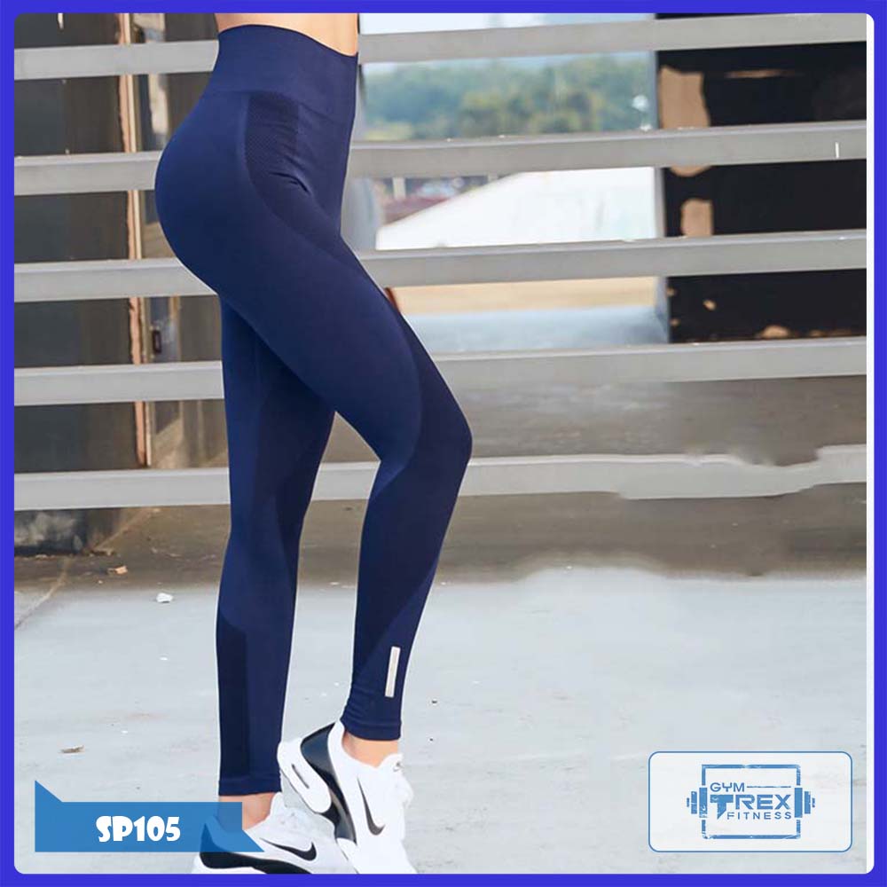 Quần dài legging nữ nâng mông gen bụng sp105 gymtrex