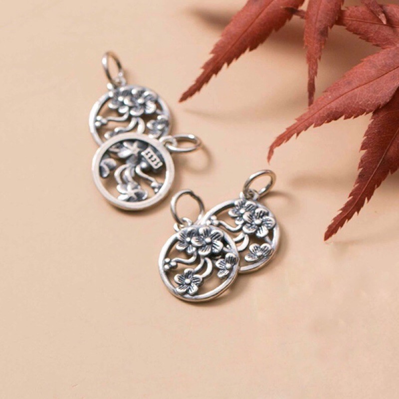 [S925] Charm bạc hoa - MH647