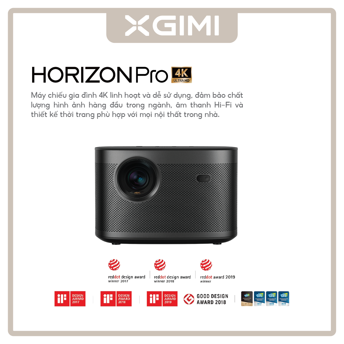 Máy Chiếu Thông Minh XGiMi Horizon Pro - Bản Quốc Tế