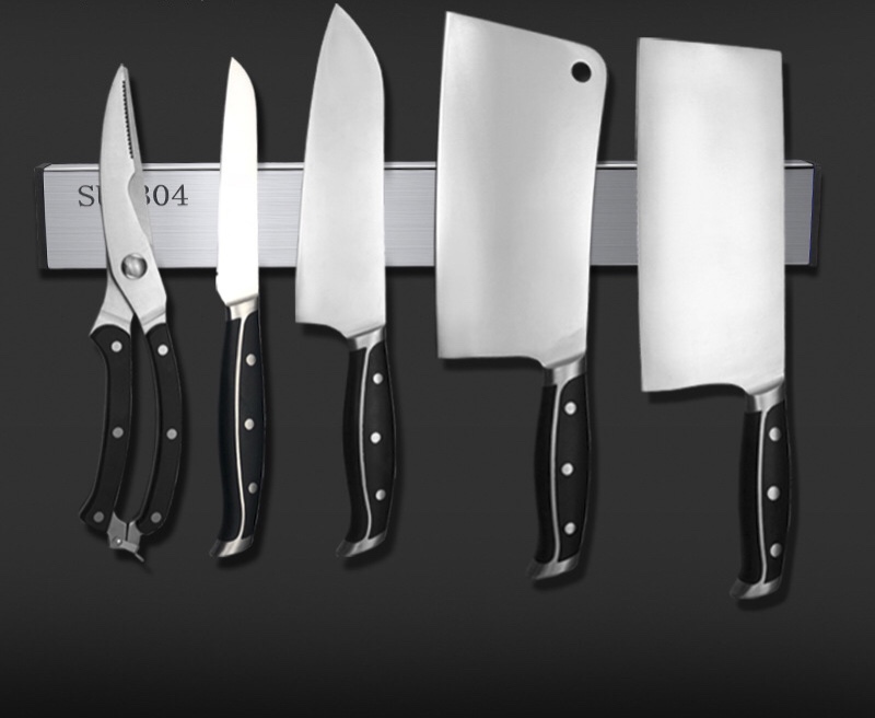 Thanh Nam Châm Hít Dao Cao Cấp Inox #304 [ Kích Thước: 30cm & 40cm & 50cm & 60cm ]
