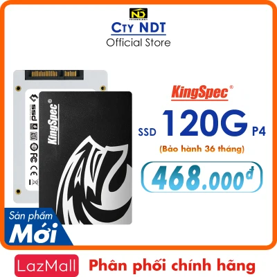 SSD KingSpec 120GB SATA 2.5 / P4 120G - MỚI [Chính Hãng]