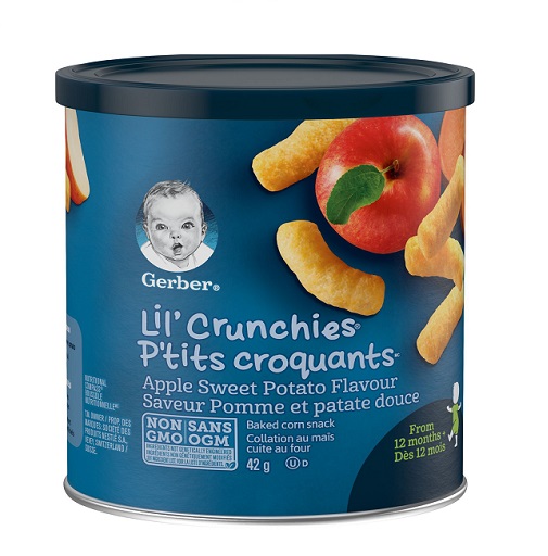 [Tặng bánh trứng Morinaga]Bánh Ăn Dặm Gerber Non GMO Hình Que cho bé 8M+