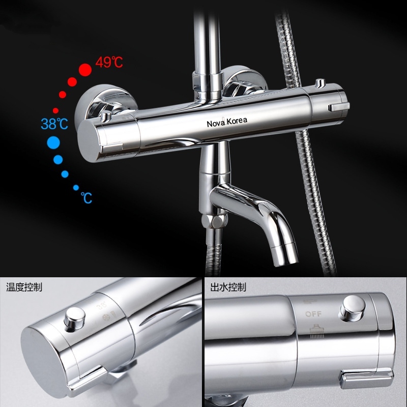 Cây sen tắm nhiệt độ cao cấp Nova Korea