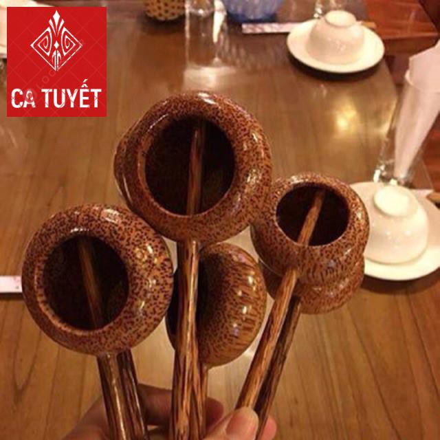 Gáo dừa múc rượu đầu tròn