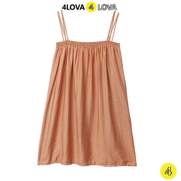 Váy 2 dây đũi suông 4LOVA trơn basic nữ cực xinh