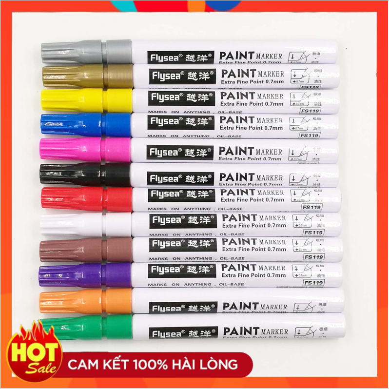 Bút Sơn Mô Hình Paint Ngòi 0.7 Mm Fs119 - Mixasale