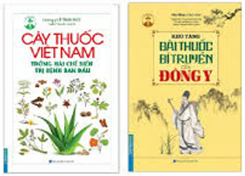 Combo 2 cuốn Cây thuốc Việt Nam trồng hái chế biến trị bệnh+Kho tàng bài thuốc bí truyền của Đông y