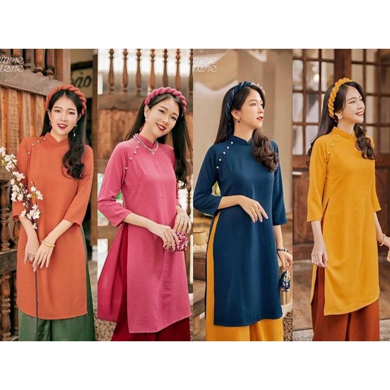 Áo cách tân trẻ trung _áo cách tân truyền thống mới