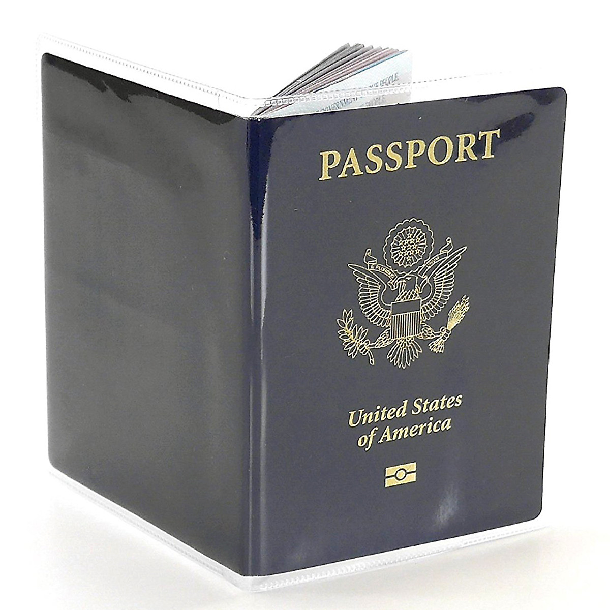 Bao hộ chiếu passport trong, có khe đựng thẻ Loại 1