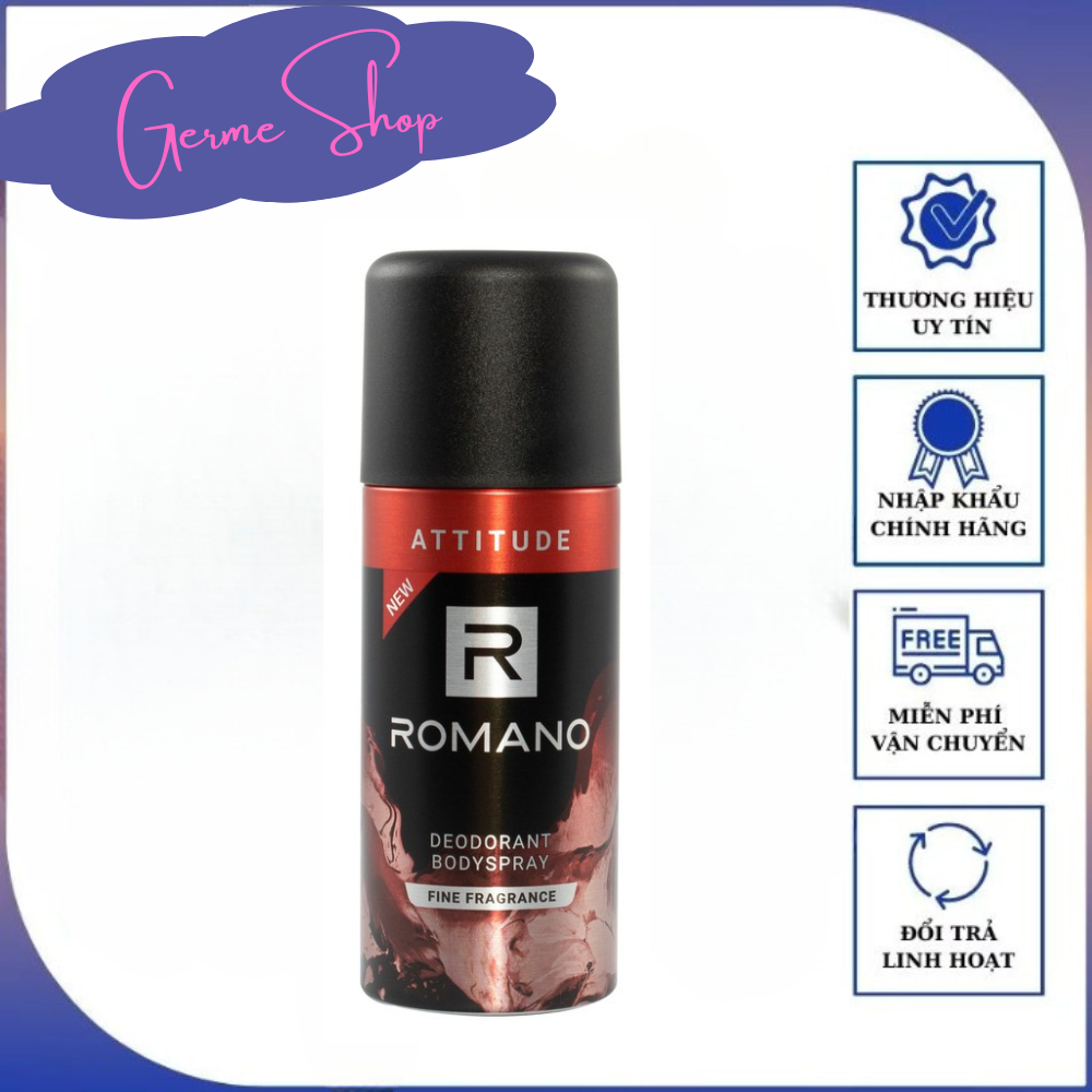 Xịt khử mùi Romano 150ml