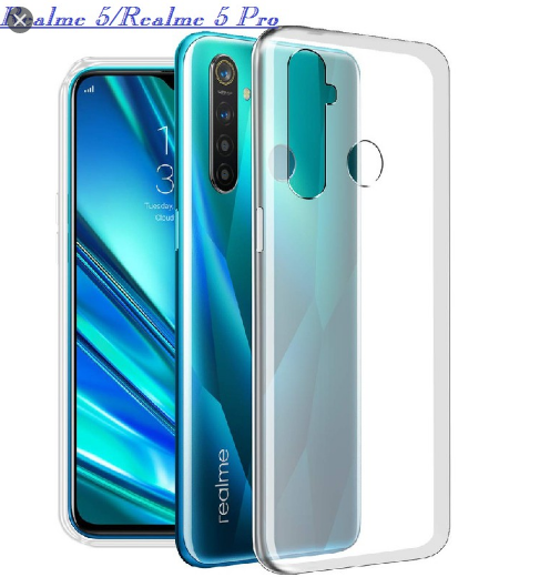 Ốp lưng Realme 5 / Realme 5 Pro / Realme Q silicon dẻo trong suốt cao cấp