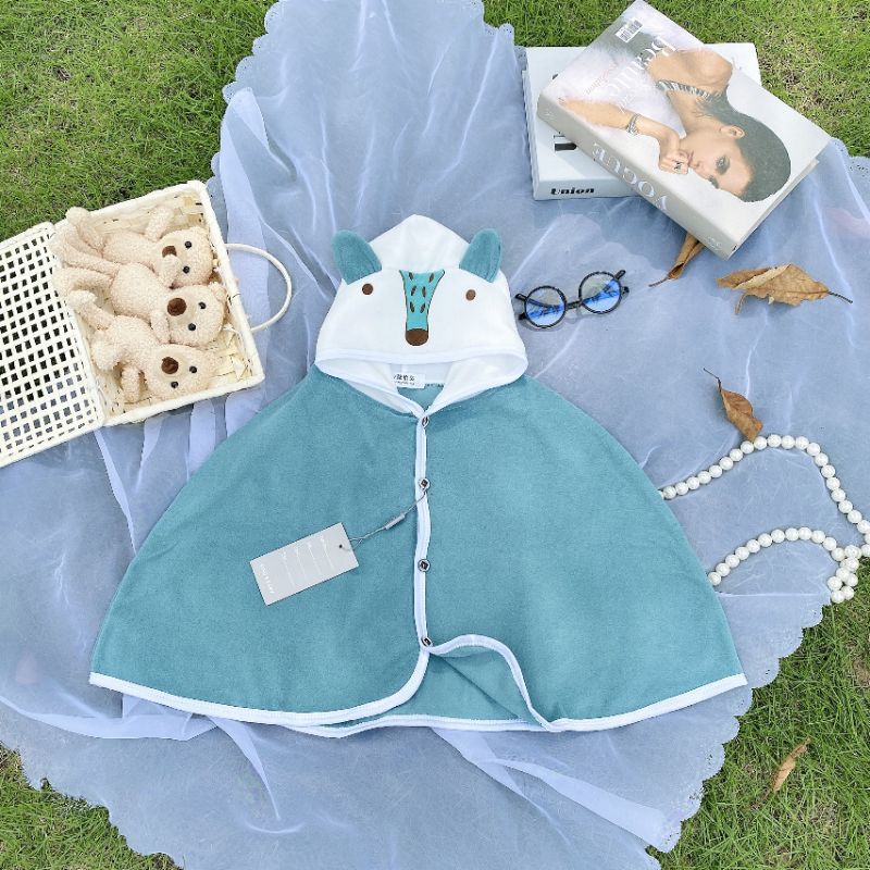 Áo khoác nỉ da cá bomber cute cho bé từ 8-17kg