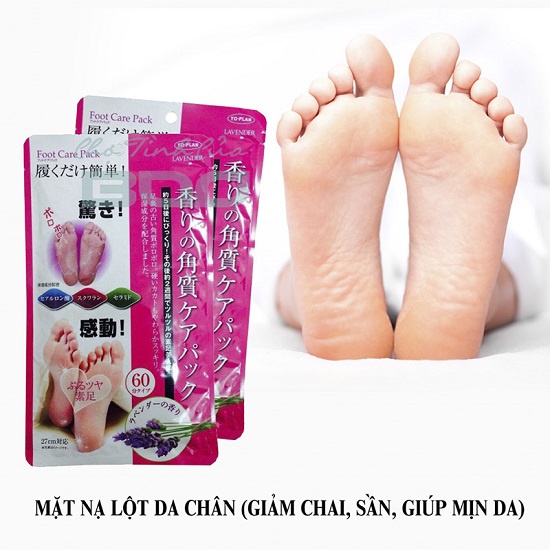 Mặt nạ ủ chân Lavender To Plan lột da chết Nhật Bản