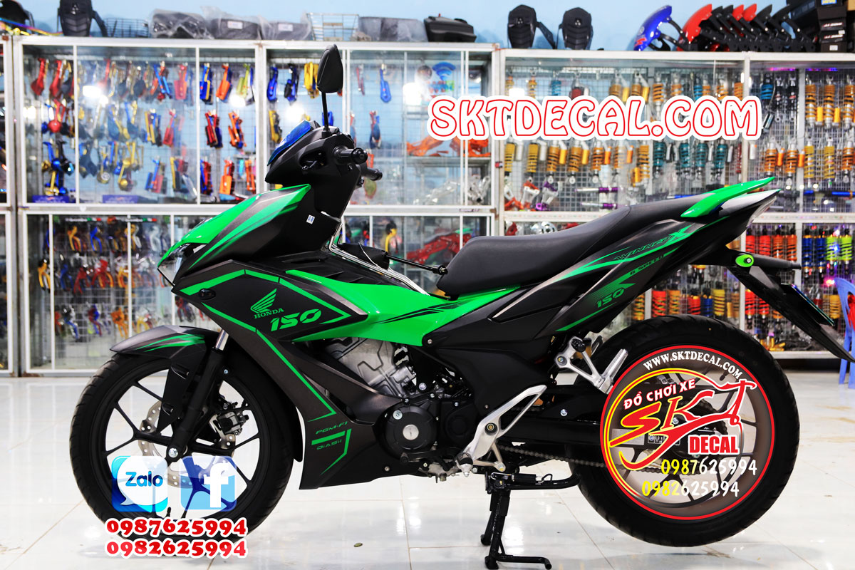 tem trùm winner x xanh đen chỉ