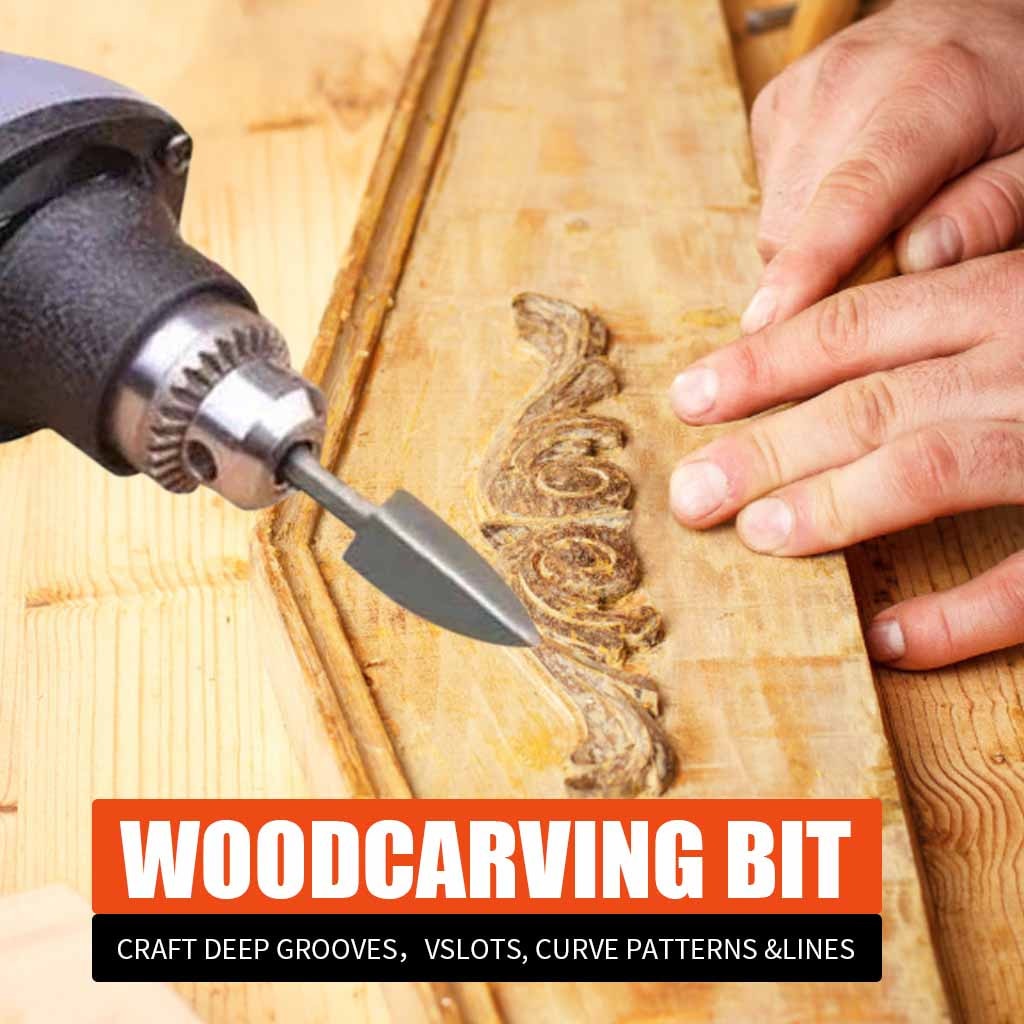 5 Cái/bộ Khắc Gỗ Khắc Mũi Khoan Trang Chủ Chế Biến Gỗ DIY Dao Phay Công Cụ Điêu Khắc Thép Khắc Gouges Phụ Kiện - mũi khoan lỗ sáo diều