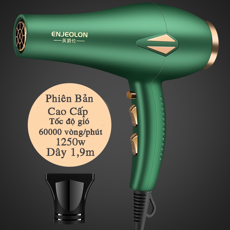 Máy sấy tóc tạo kiểu chuẩn salon 2300w công suất lớn sấy nóng lạnh 2 chiều hàng nội địa cao cấp.