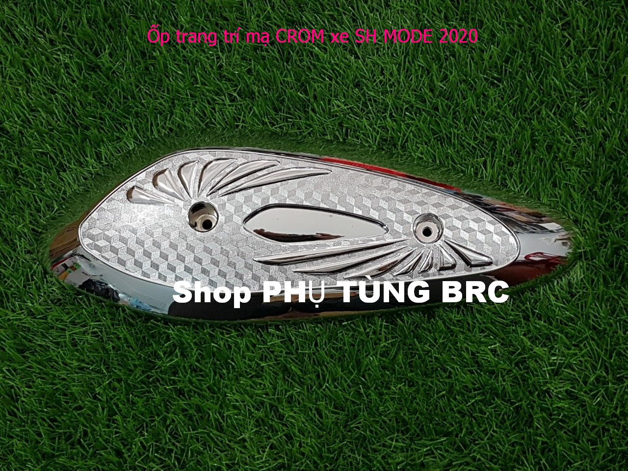 Combo 6 món ốp trang trí mạ CROM xe SH MODE 2020 trở lên.