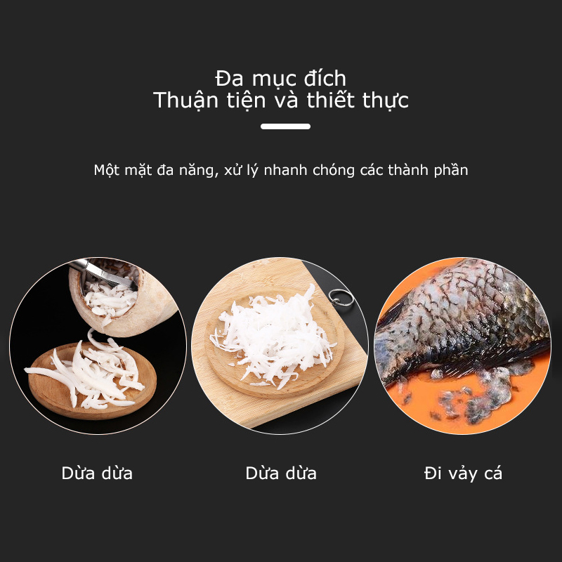 [HCM] Dụng cụ đánh vảy cá và nạo dừa Joyee810