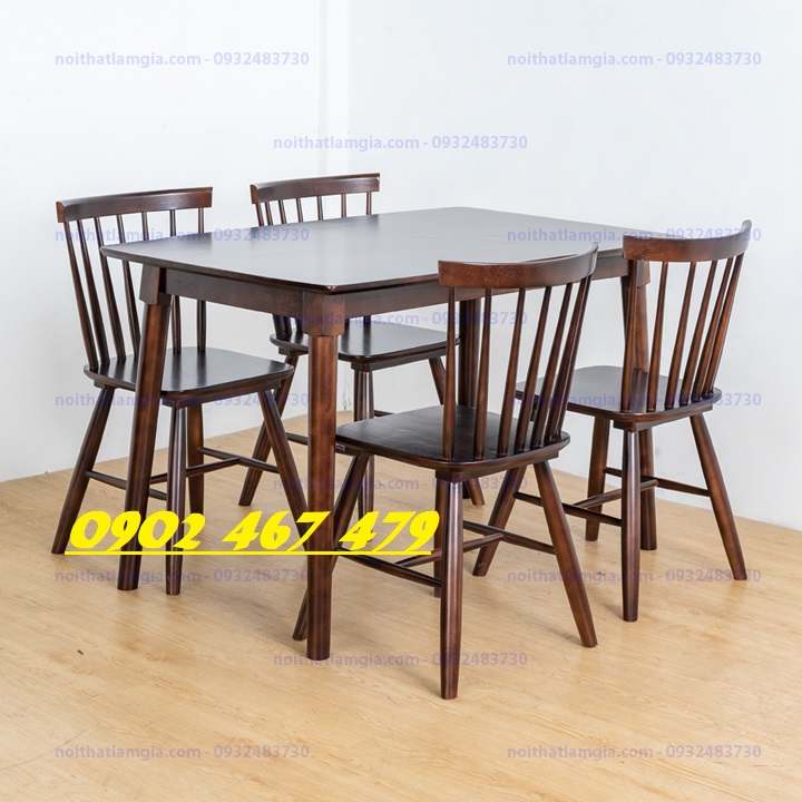 BỘ BÀN ĂN 4 GHẾ HÀNG GIAO NHANH TẠI SHOP