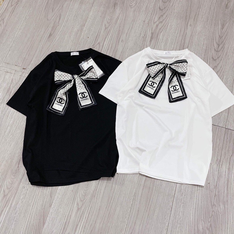 ÁO THUN CHỮ X NƠ CỔ DH12