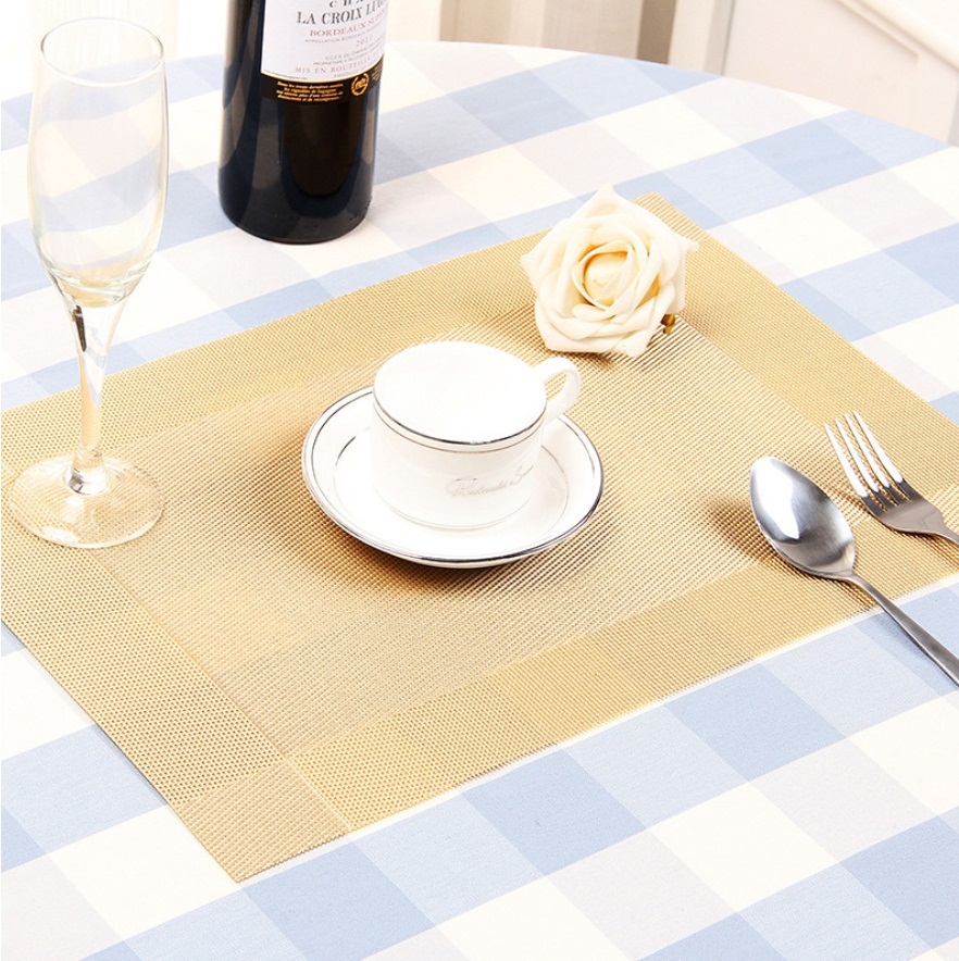1 Tấm Lót Bàn Ăn, Khăn Trải Bàn. Khăn Lót Chén Dĩa. Khăn Ăn. Tấm Lót Bàn Ăn. 1 màu, màu tùy chọn.