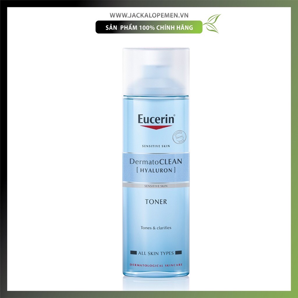 Toner cho da nhạy cảm Eucerin DermatoCLEAN [Hyaluron]