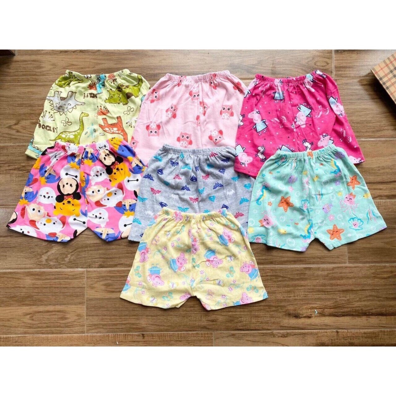 Set 2 quần bozip xuất dư cho bé