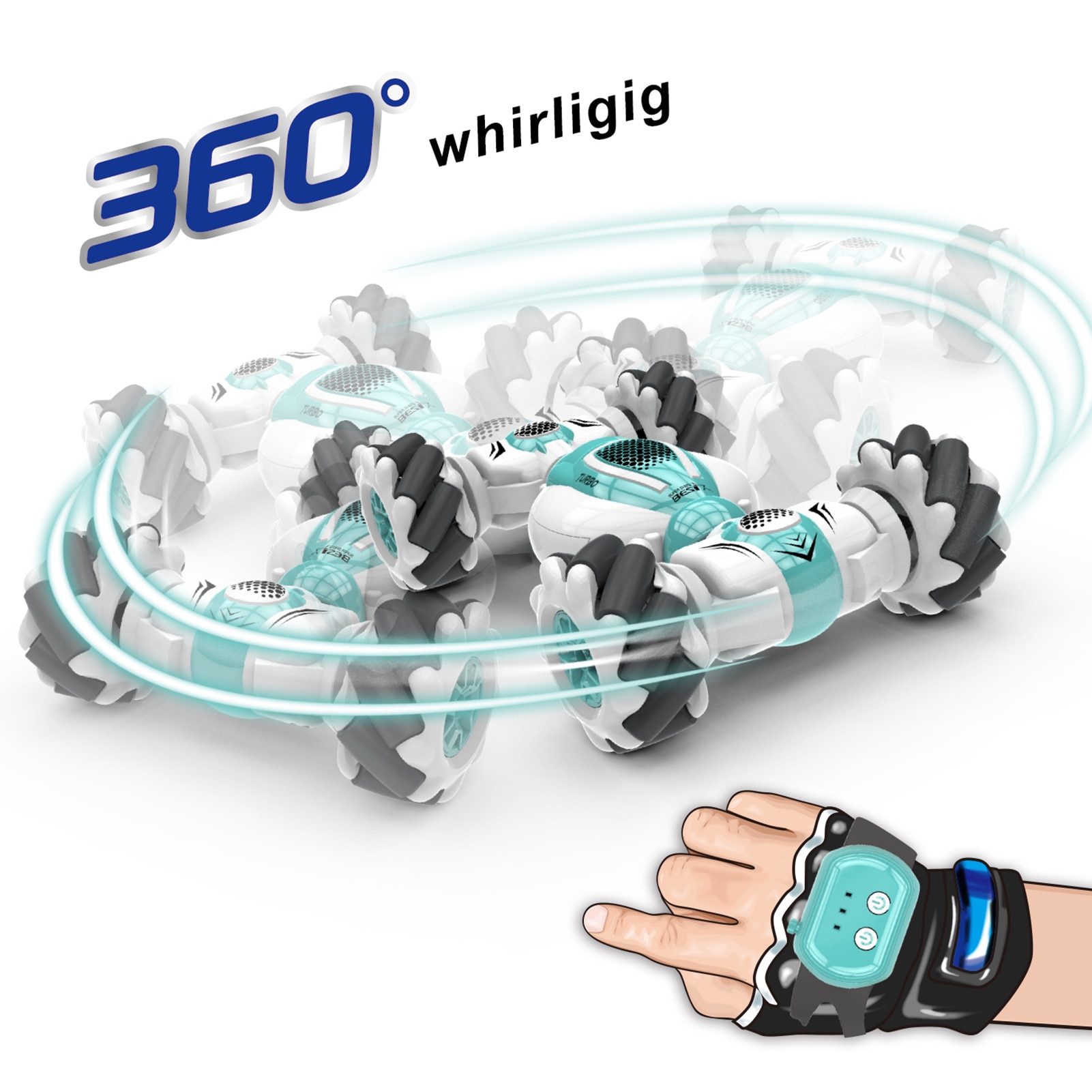 Mới RC Stunt Car Điều khiển từ xa Đồng hồ cảm biến cử chỉ Đồ chơi điện RC
