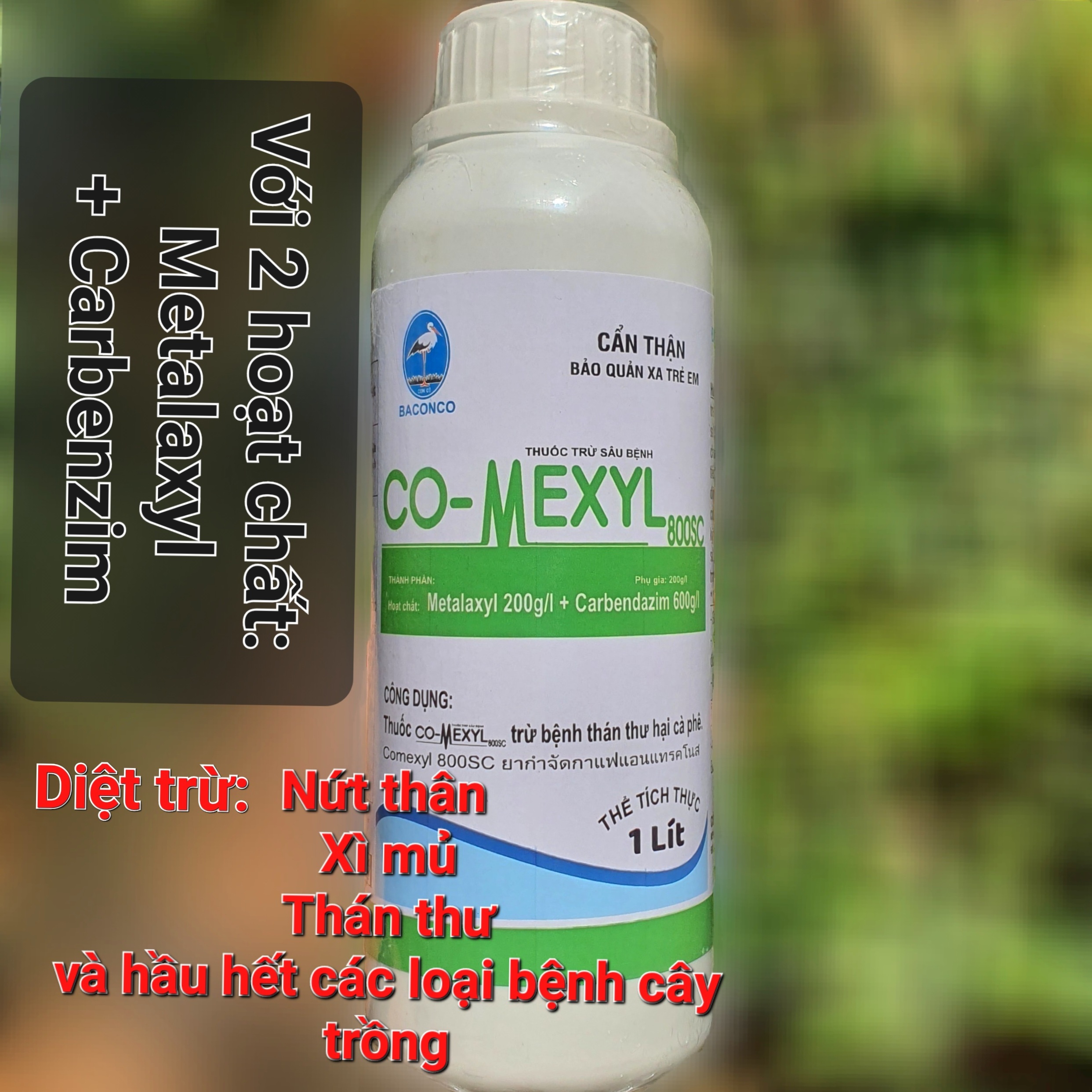 Thương hiệu baconco💎thuốc trừ bệnh cây trồng co-mexyl 800sc 💖