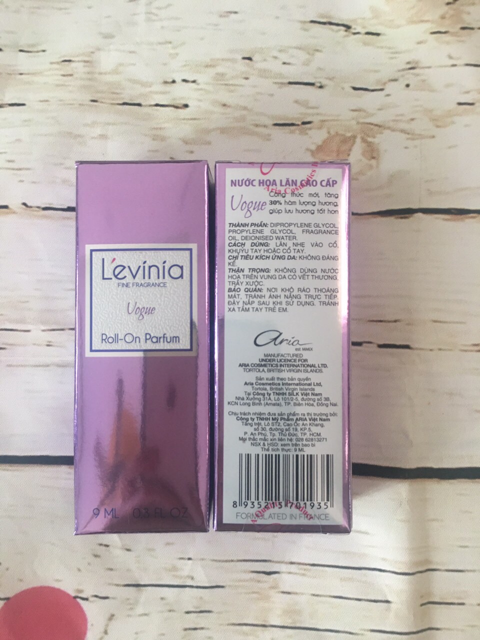 Nước Hoa Cao Cấp Dạng Lăn L'evinia (Levinia) 9ml