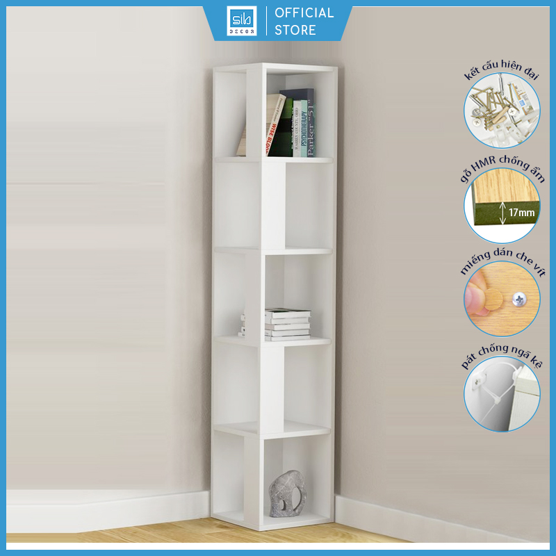 Kệ Gỗ Góc Tường 5 Tầng SIB Decor KS233