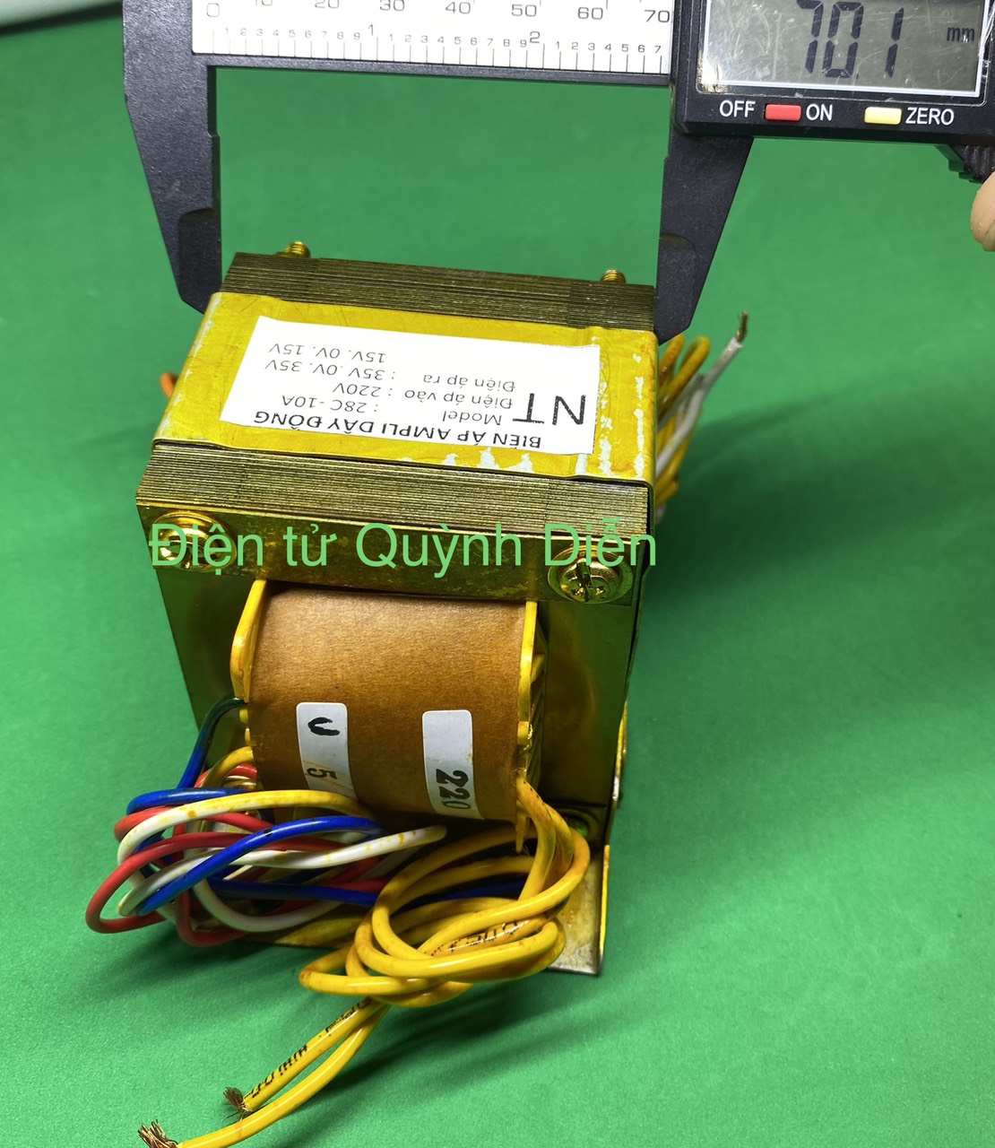 Biến áp Ampli 10A 30V đôi 100% Dây đồng